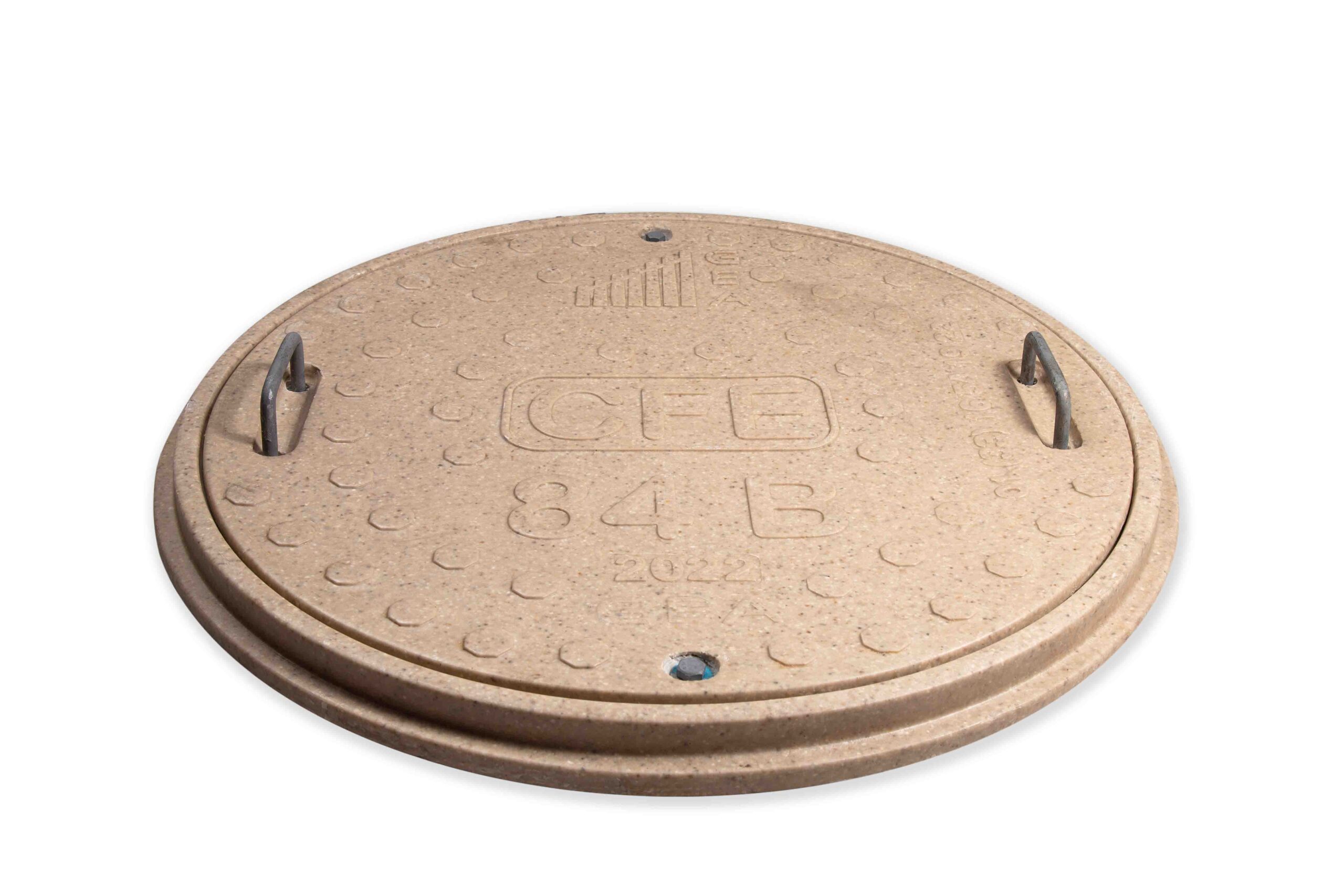 JUEGO DE ARO Y TAPA 84-A SIN BISAGRA FIERRO 130KG SIN A/P